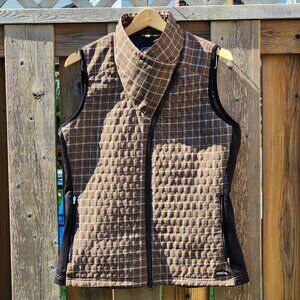 KERRITS EQUESTRIAN Riding Vest Full Zip Women's Size Large Quilted Soft Shell